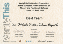 VerifyThis@ETAPS2015 Verification Competition: 2 awards!